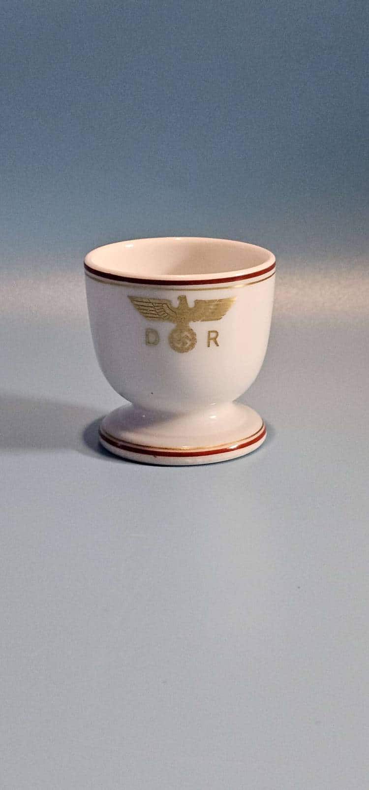 Nymphenburg Porcelain Eggcup from Hermann Göring’s Guest Wagon 10 ‘234’