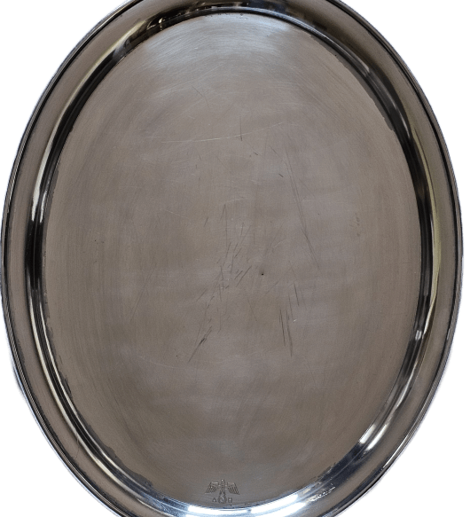 Adolf Hitler, Large Informal Oval Serving Tray from the Berghof