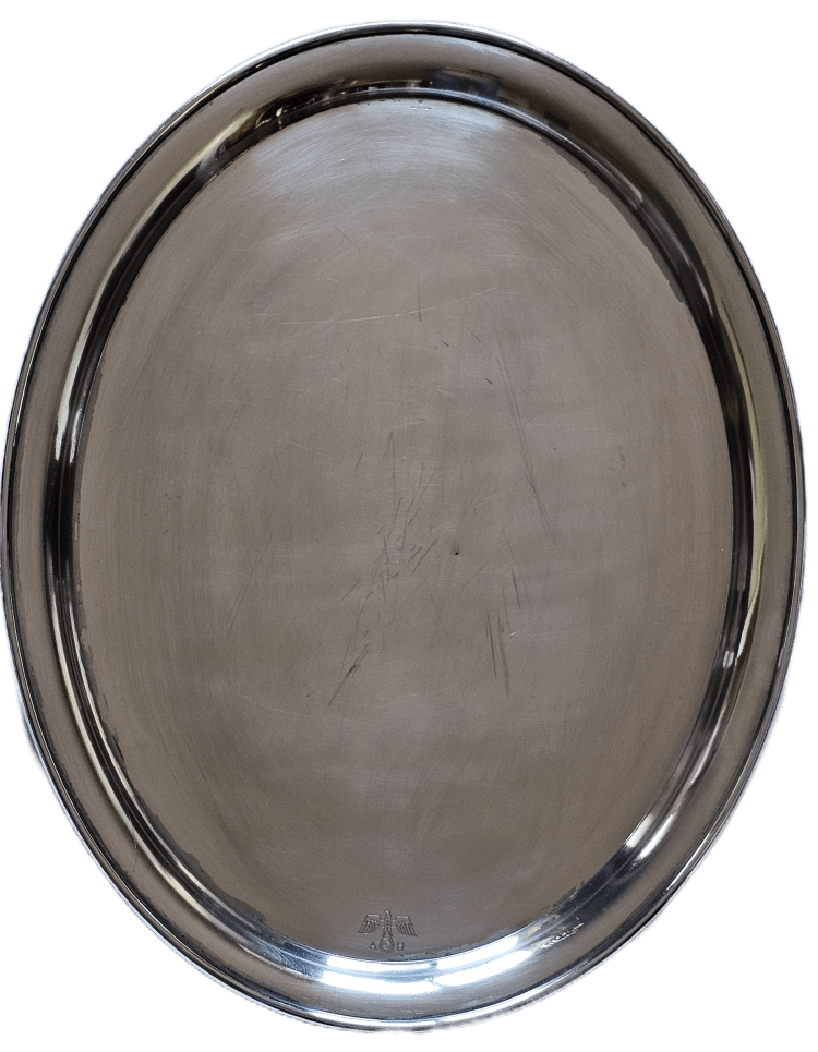Adolf Hitler, Large Informal Oval Serving Tray from the Berghof