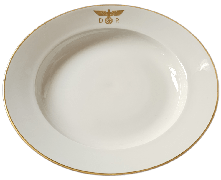 Nymphenburg Porcelain Soup Dish/Bowl from Reichsminister Joachim von Ribbentrop's Wagon 10 ‘213’