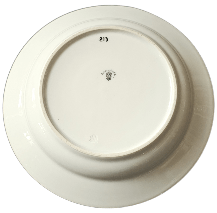 Nymphenburg Porcelain Soup Dish/Bowl from Reichsminister Joachim von Ribbentrop's Wagon 10 ‘213’ - Image 8