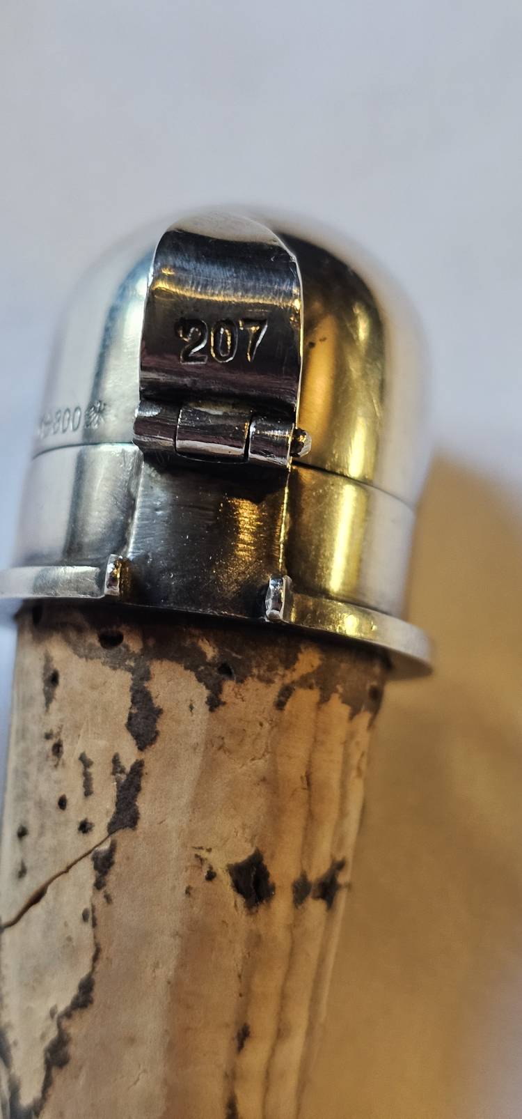 Bruckmann & Sohne Silver Lidded Bottle Pourer from Joseph Goebbel`s Personal Wagon 10 ‘207’ - Image 9