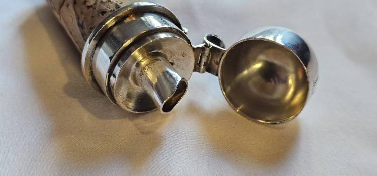 Bruckmann & Sohne Silver Lidded Bottle Pourer from Joseph Goebbel`s Personal Wagon 10 ‘207’ - Image 2