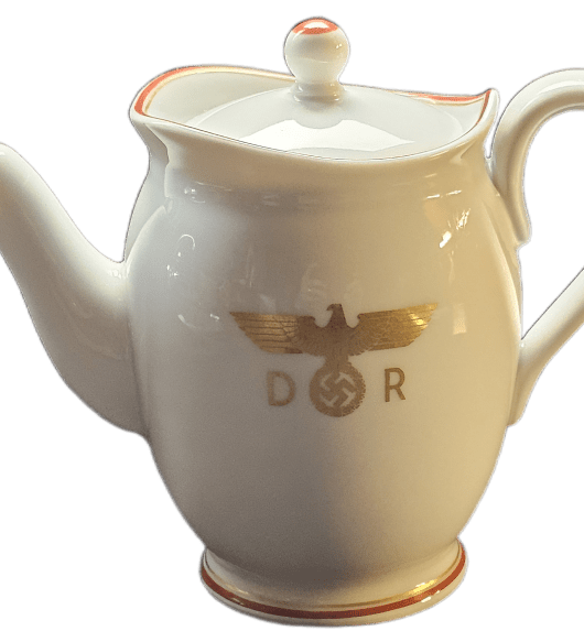 Nymphenburg Porcelain Individual Coffee Pot from Hermann Göring’s Utility and Service Wagon 105 ‘064’ (partially restored)