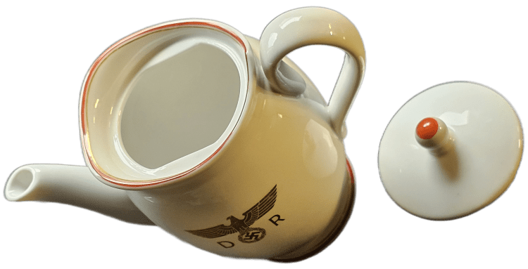 Nymphenburg Porcelain Individual Coffee Pot from Hermann Göring’s Utility and Service Wagon 105 ‘064’ (partially restored) - Image 7