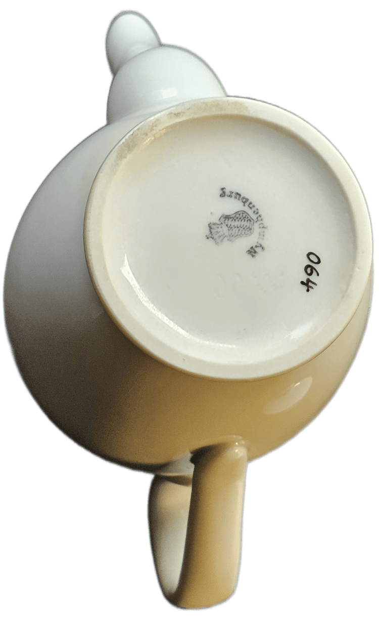 Nymphenburg Porcelain Individual Coffee Pot from Hermann Göring’s Utility and Service Wagon 105 ‘064’ (partially restored) - Image 6