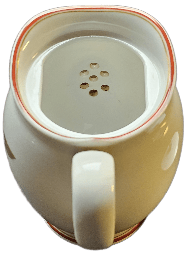 Nymphenburg Porcelain Individual Coffee Pot from Hermann Göring’s Utility and Service Wagon 105 ‘064’ (partially restored) - Image 5