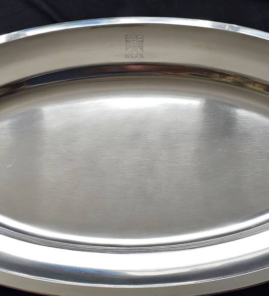 Large, heavy, Oval Serving Tray from the New Reich Chancellery, Neue Reichskanzlei