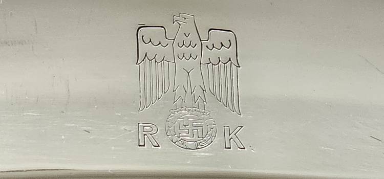 Large, heavy, Oval Serving Tray from the New Reich Chancellery, Neue Reichskanzlei - Image 2