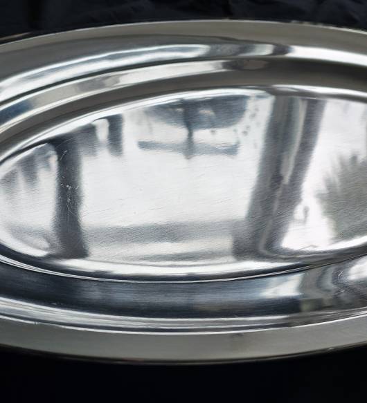 Large, heavy, Oval Serving Tray from the New Reich Chancellery, Neue Reichskanzlei