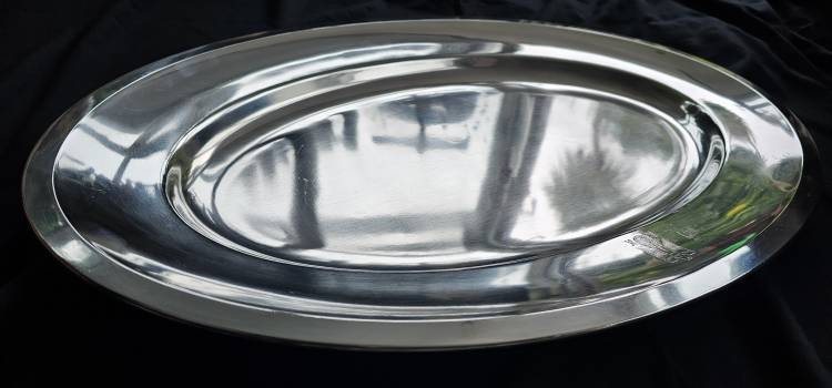 Large, heavy, Oval Serving Tray from the New Reich Chancellery, Neue Reichskanzlei
