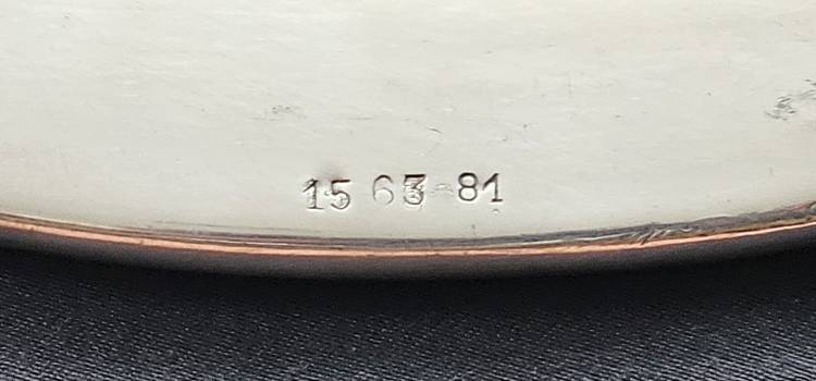 Large, heavy, Oval Serving Tray from the New Reich Chancellery, Neue Reichskanzlei - Image 7
