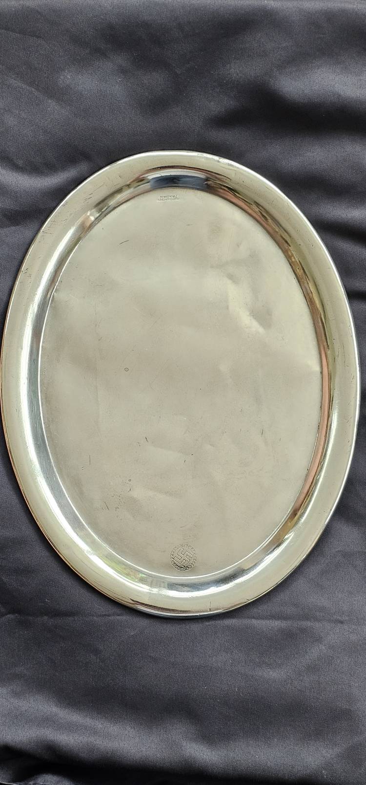Small, Oval N.S.D.A.P. Serving Tray from the Deutscher Hof - Image 4