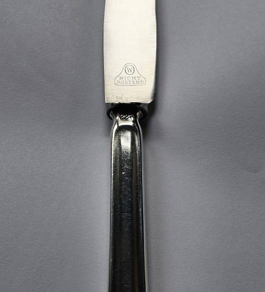 Deutsche Reichsbahn Silver Handled Butter Knife from Adolf Hitler's Security Escort Wagon 10 ‘221’