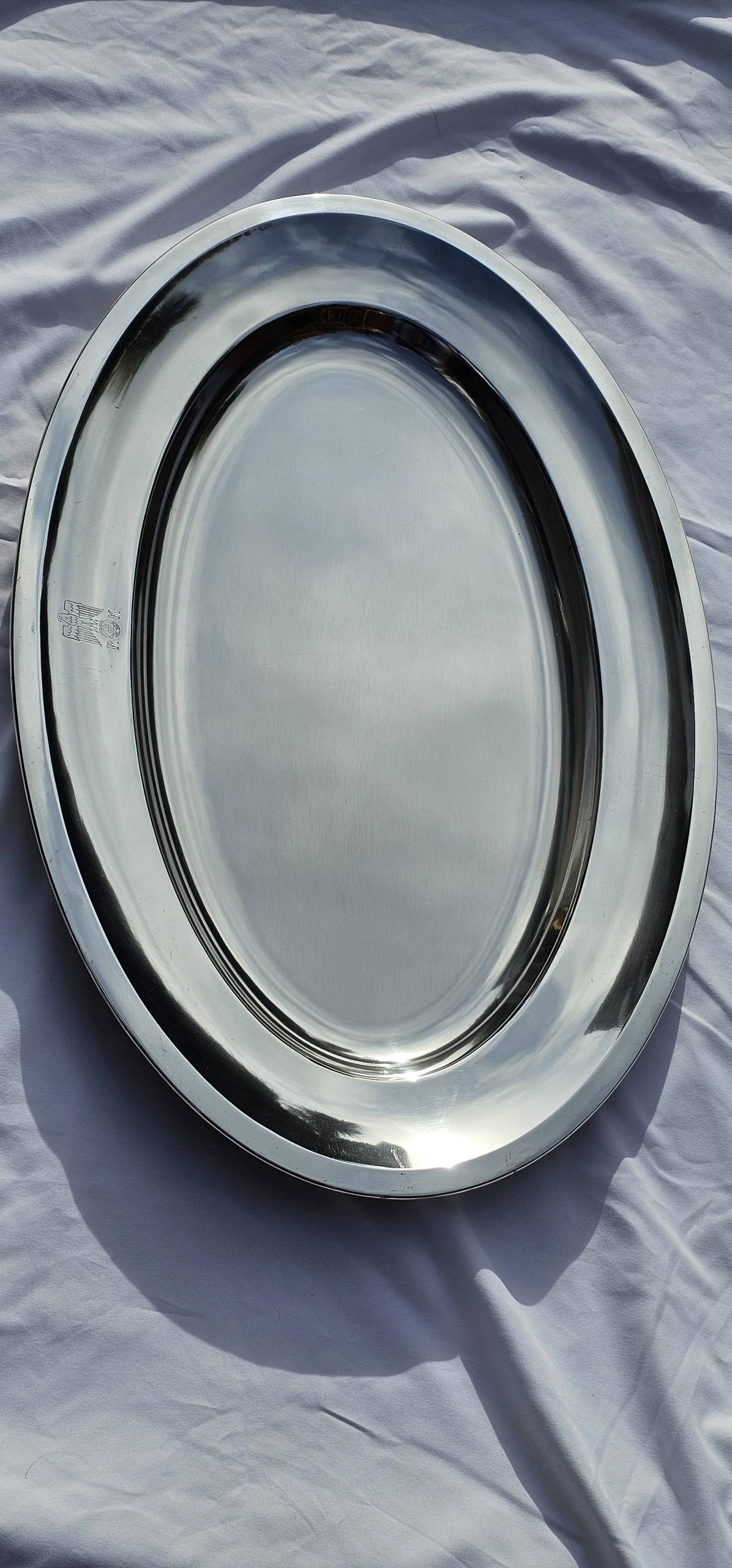 Large, heavy, Oval Serving Tray from the New Reich Chancellery, Neue Reichskanzlei - Image 11