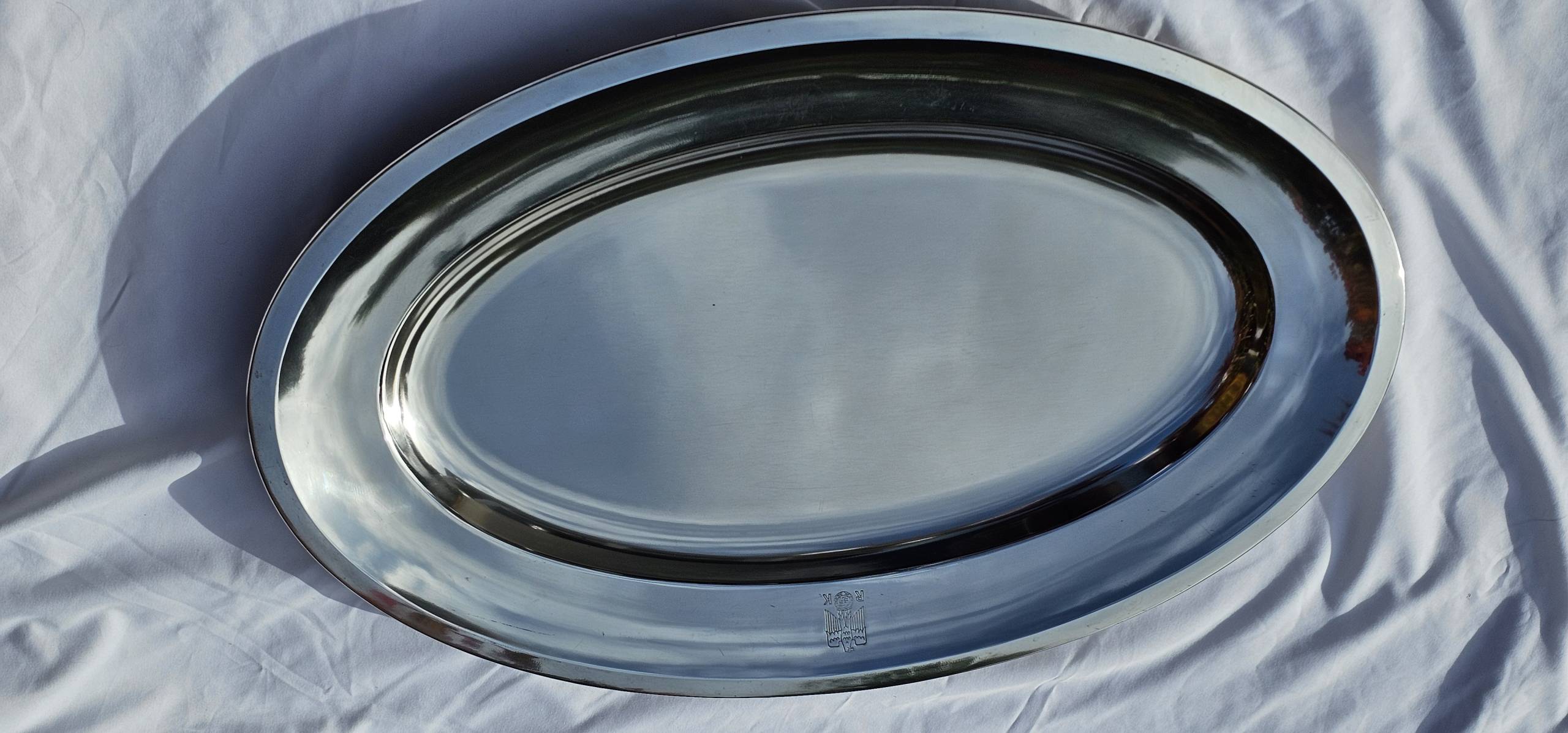 Large, heavy, Oval Serving Tray from the New Reich Chancellery, Neue Reichskanzlei - Image 15