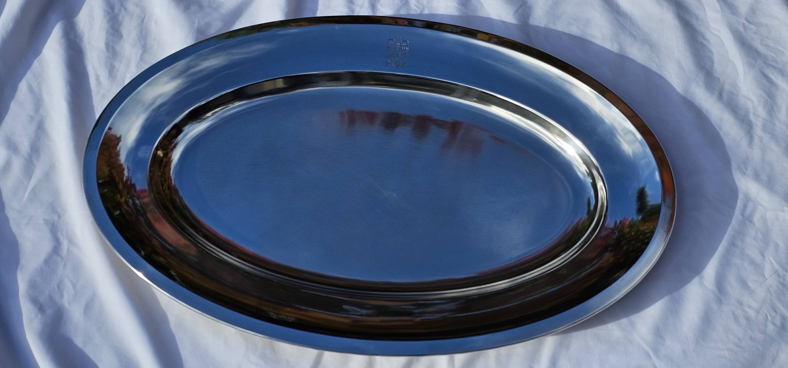 Large, heavy, Oval Serving Tray from the New Reich Chancellery, Neue Reichskanzlei - Image 14