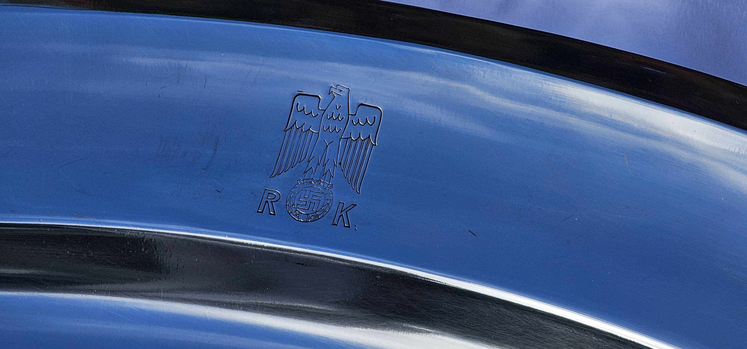 Large, heavy, Oval Serving Tray from the New Reich Chancellery, Neue Reichskanzlei - Image 9