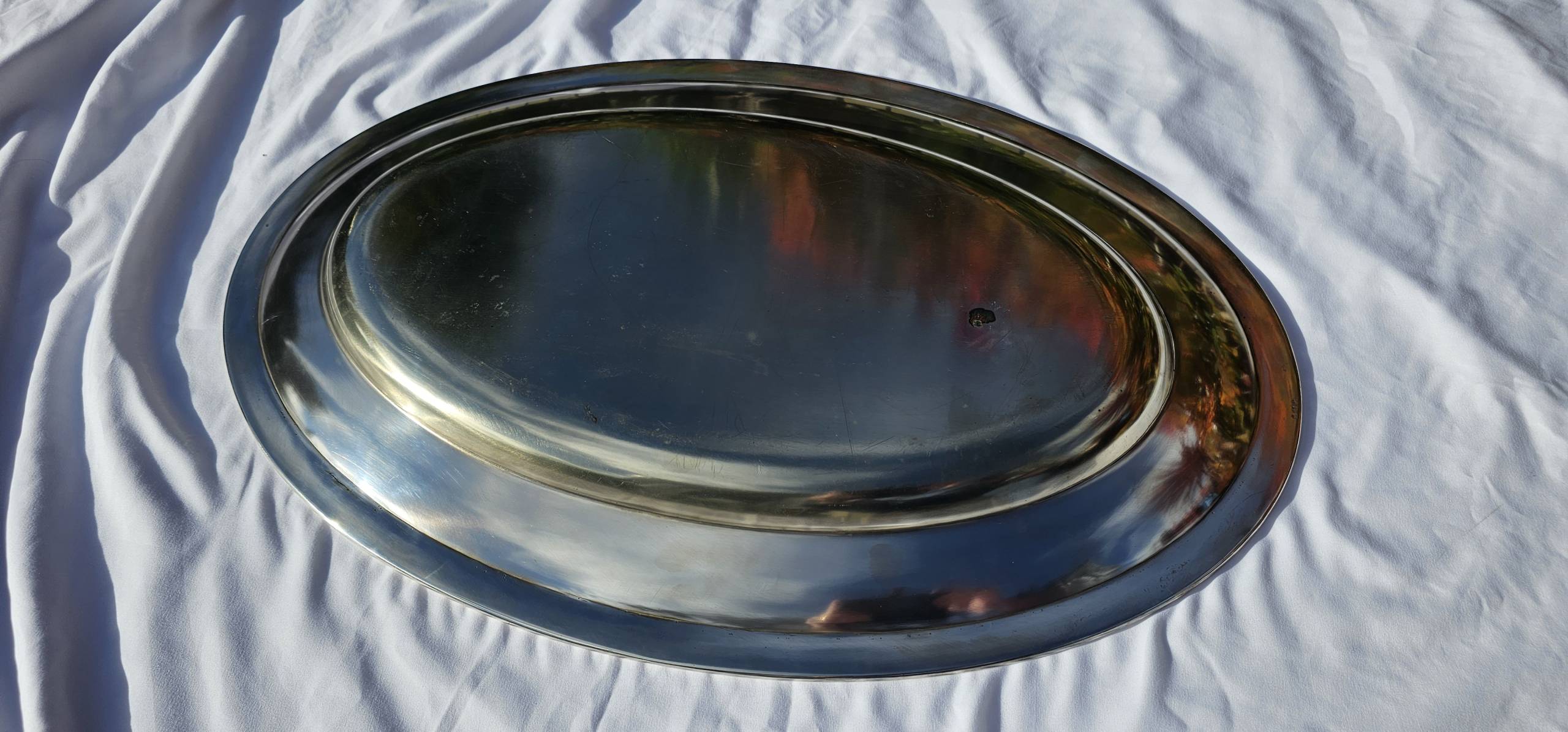 Large, heavy, Oval Serving Tray from the New Reich Chancellery, Neue Reichskanzlei - Image 4