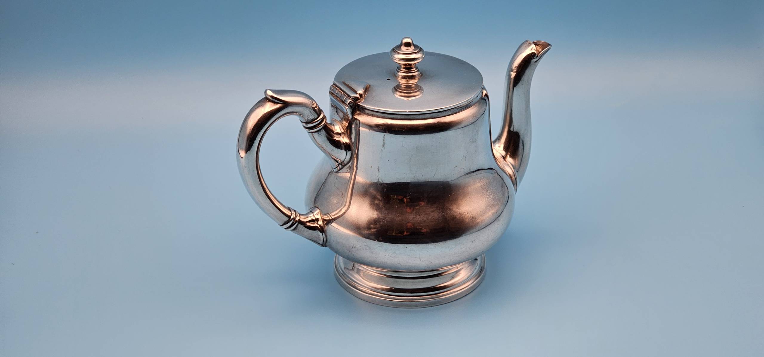 NSDAP Formal Silverware Individual Teapot by Wellner - Image 7