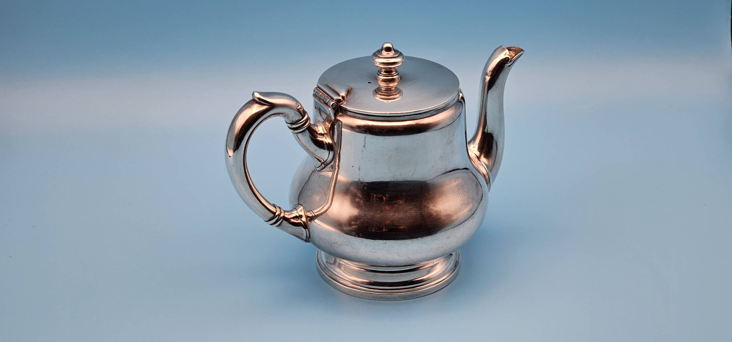 NSDAP Formal Silverware Individual Teapot by Wellner - Image 2