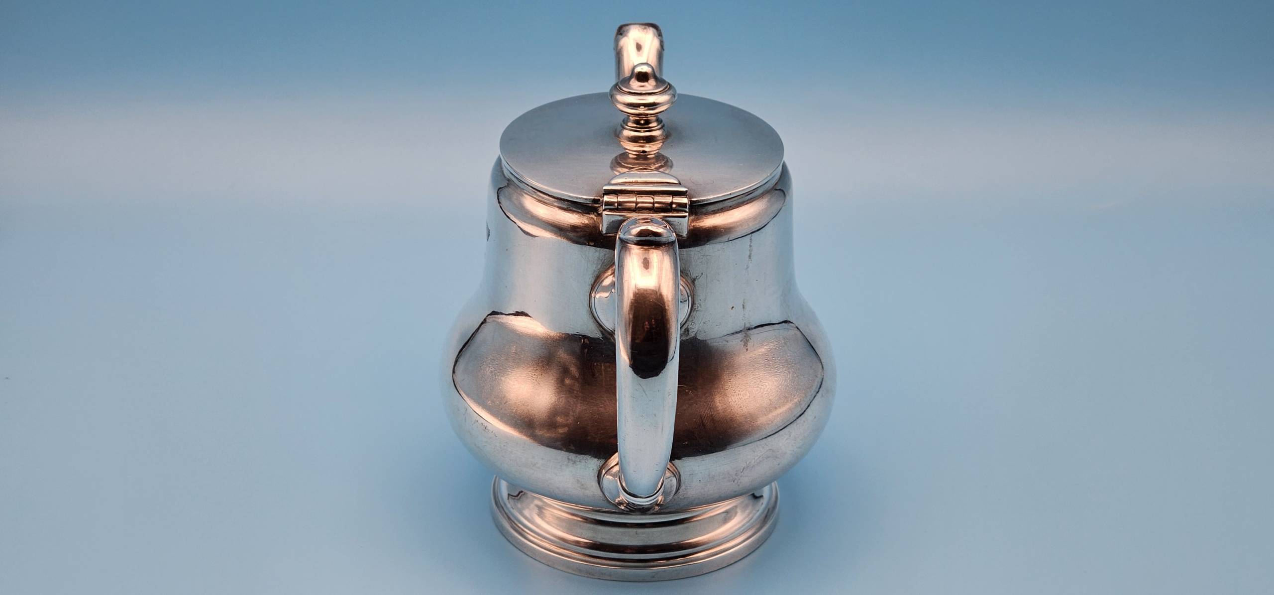 NSDAP Formal Silverware Individual Teapot by Wellner - Image 6