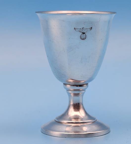 NSDAP Formal Silverware Eggcup by Wellner #1