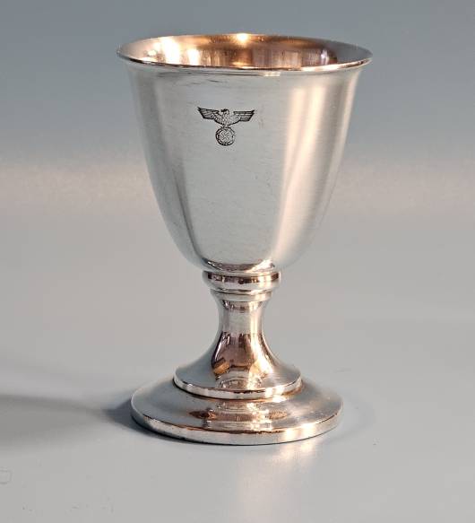 NSDAP Formal Silverware Eggcup by Wellner #2