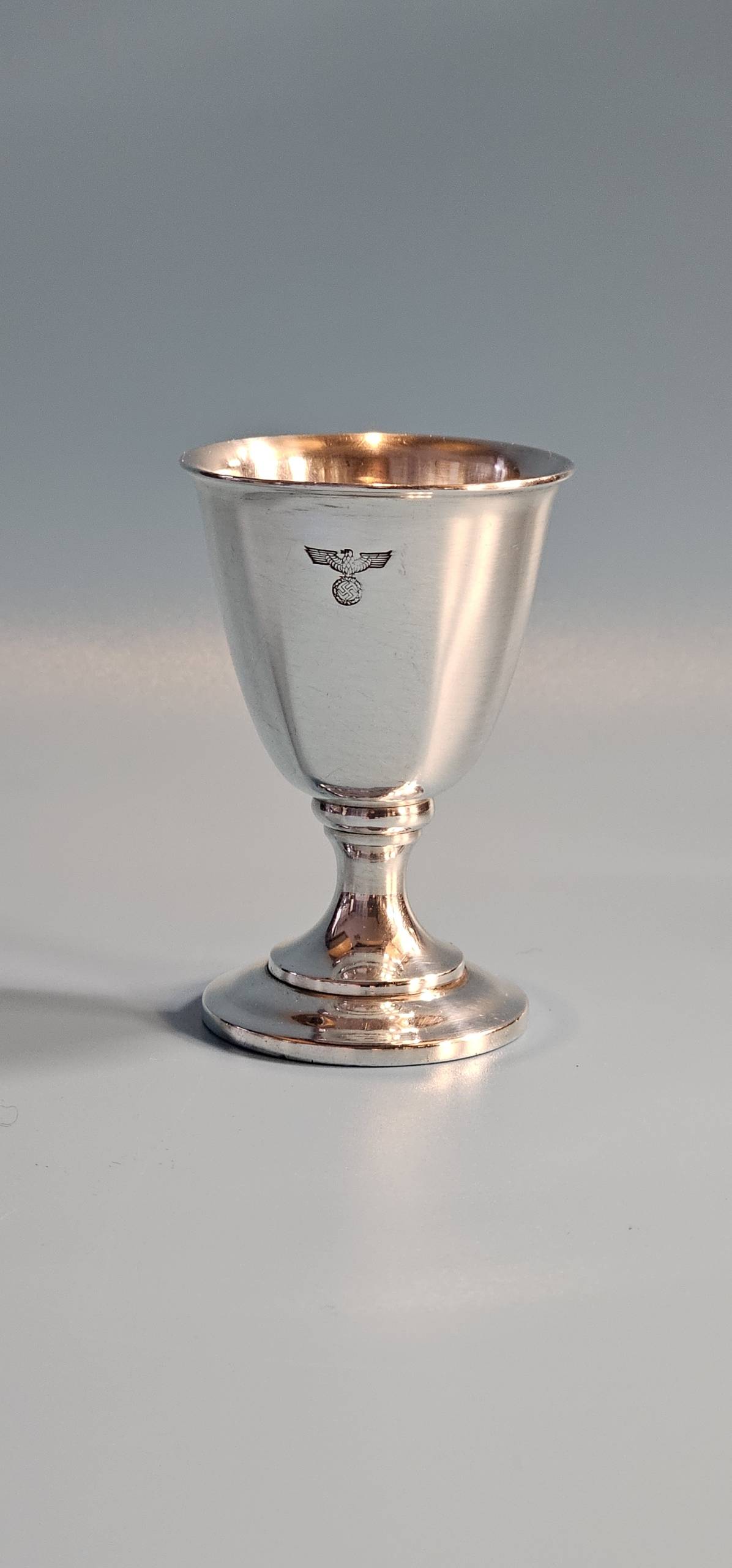 NSDAP Formal Silverware Eggcup by Wellner #2