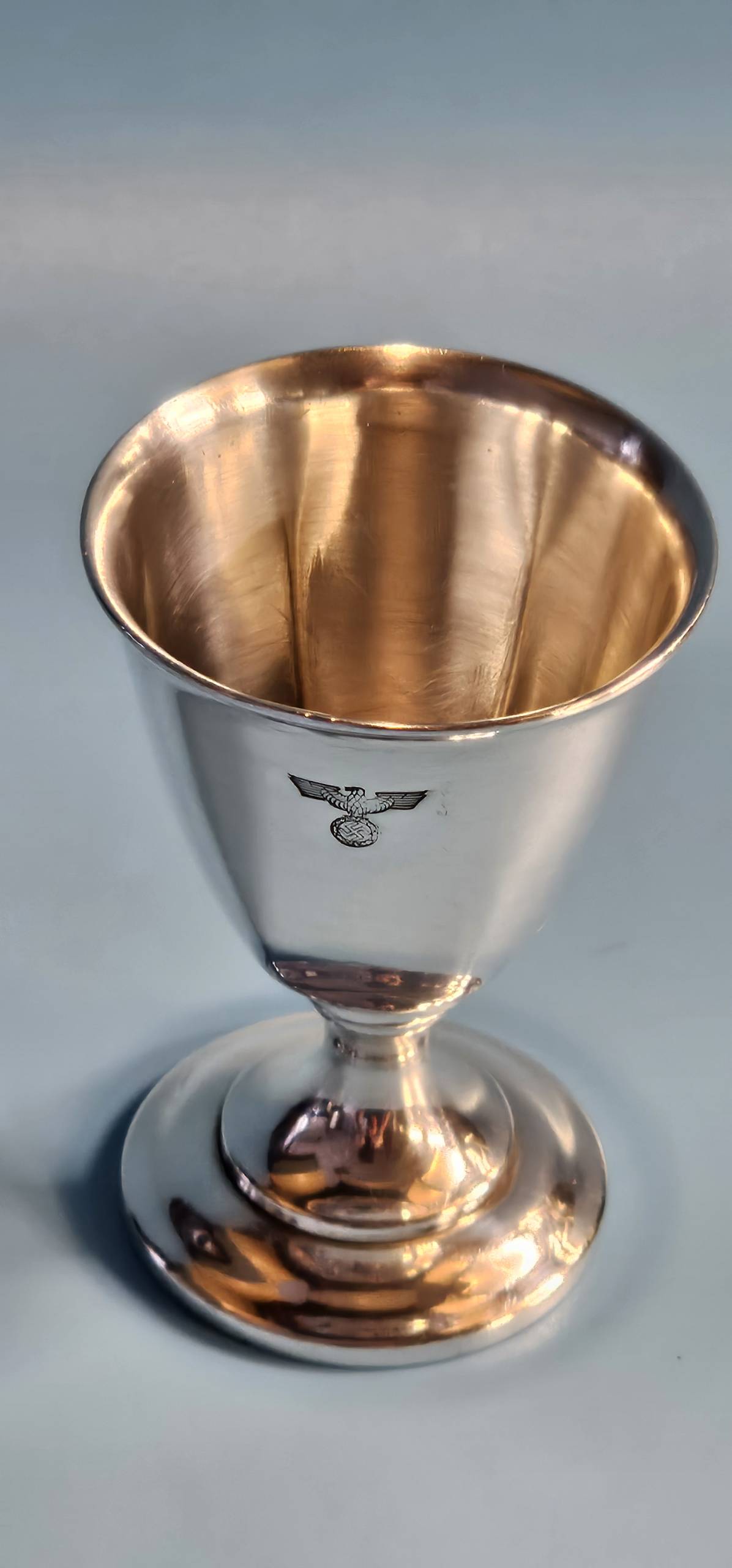 NSDAP Formal Silverware Eggcup by Wellner #2 - Image 4
