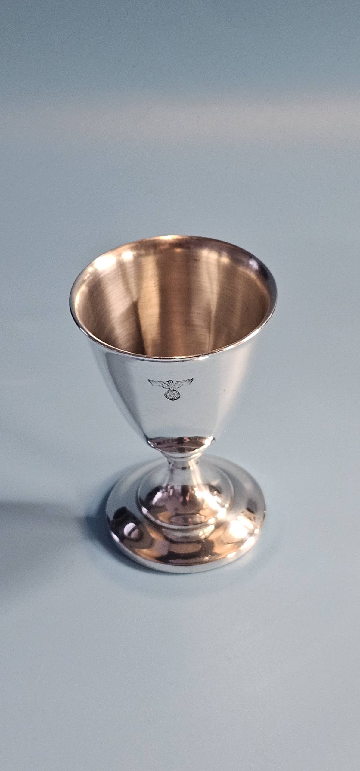 NSDAP Formal Silverware Eggcup by Wellner #1