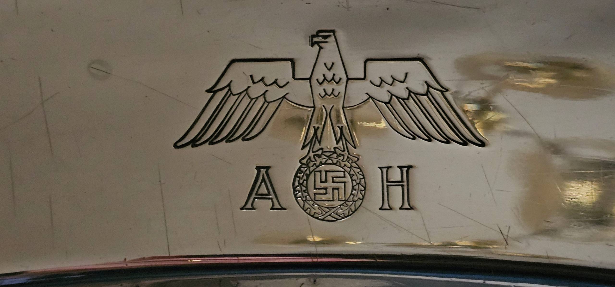 Adolf Hitler, Large, heavy, Formal Silver Serving Tray from The Berghof - Image 2