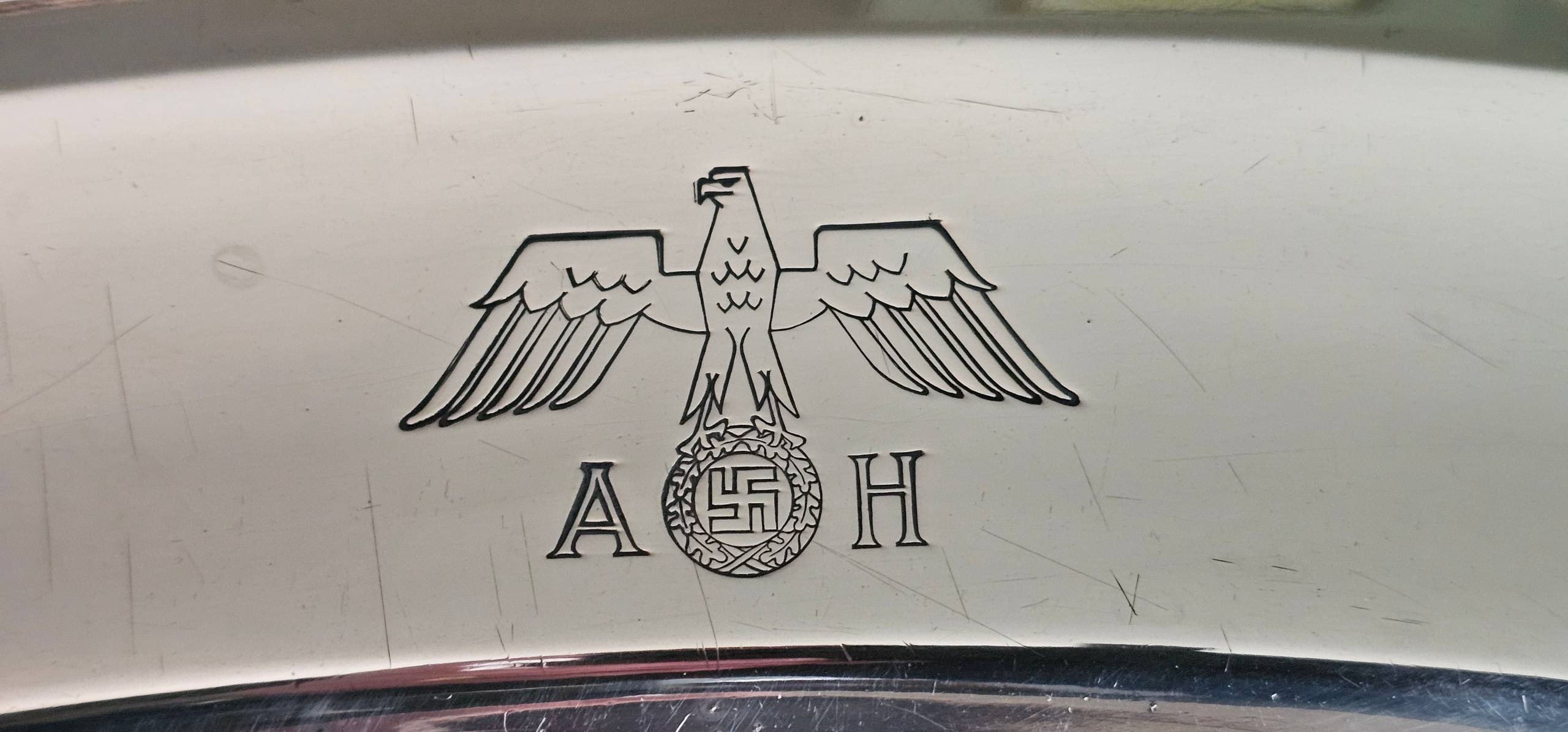 Adolf Hitler, Large, heavy, Formal Silver Serving Tray from The Berghof - Image 20
