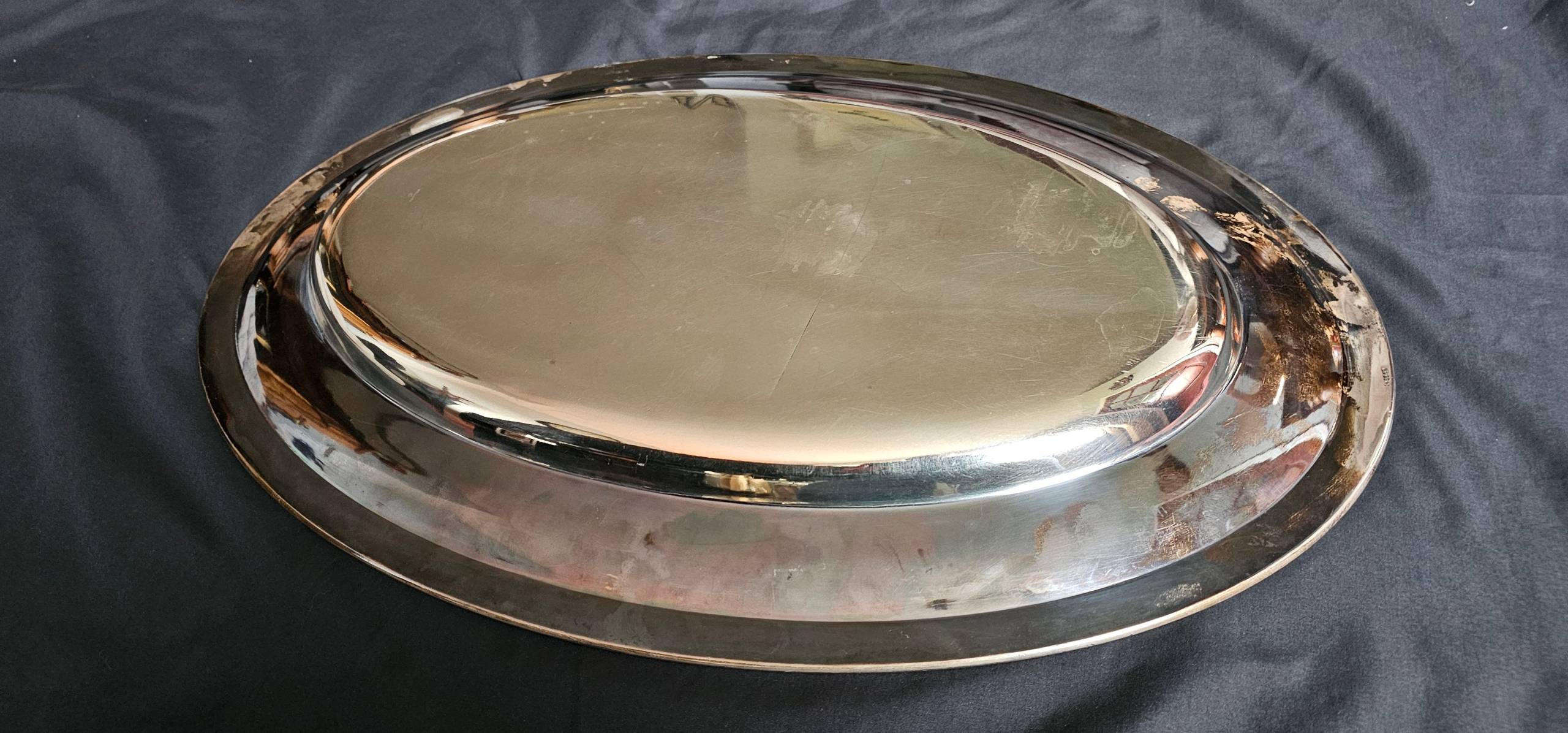 Adolf Hitler, Large, heavy, Formal Silver Serving Tray from The Berghof - Image 18