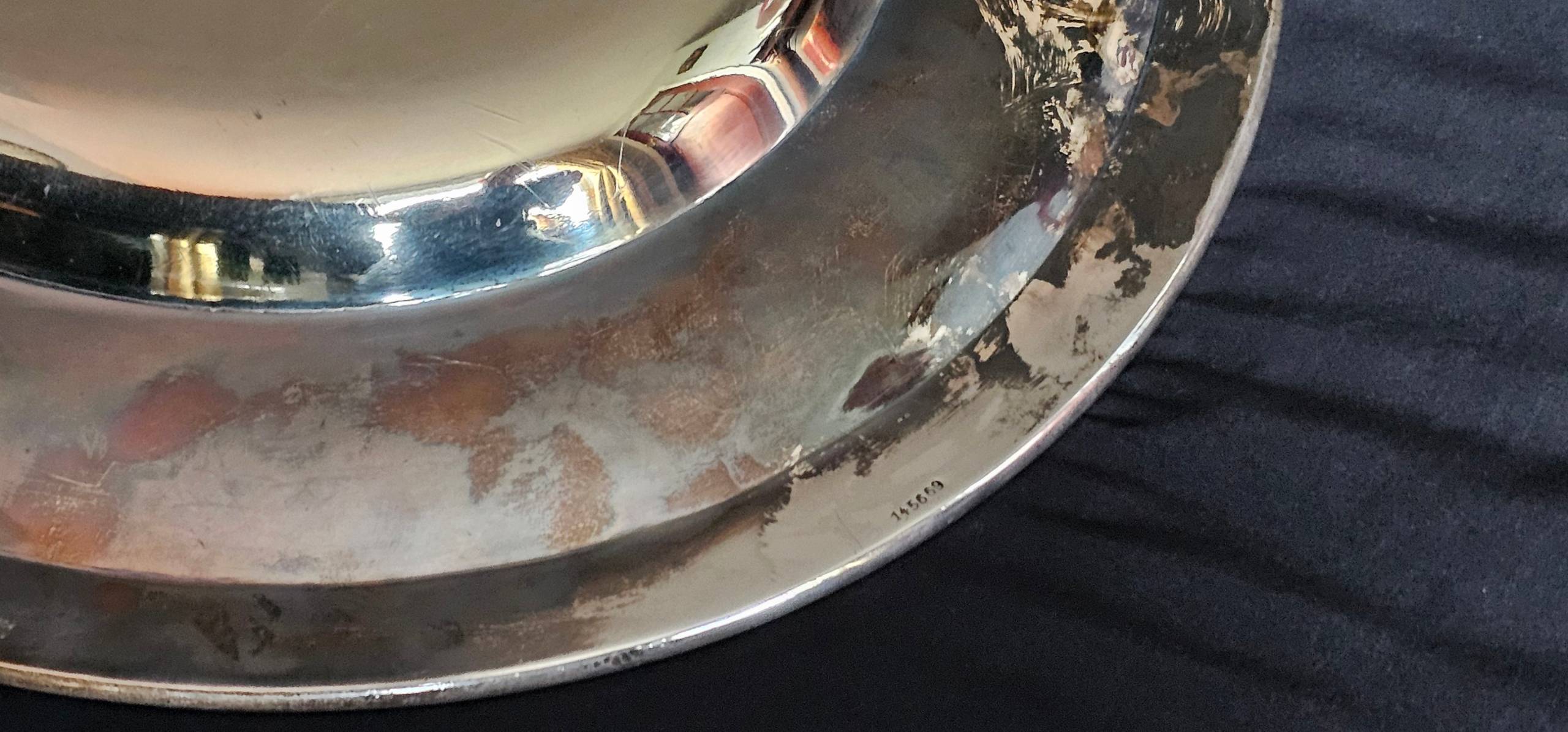 Adolf Hitler, Large, heavy, Formal Silver Serving Tray from The Berghof - Image 14